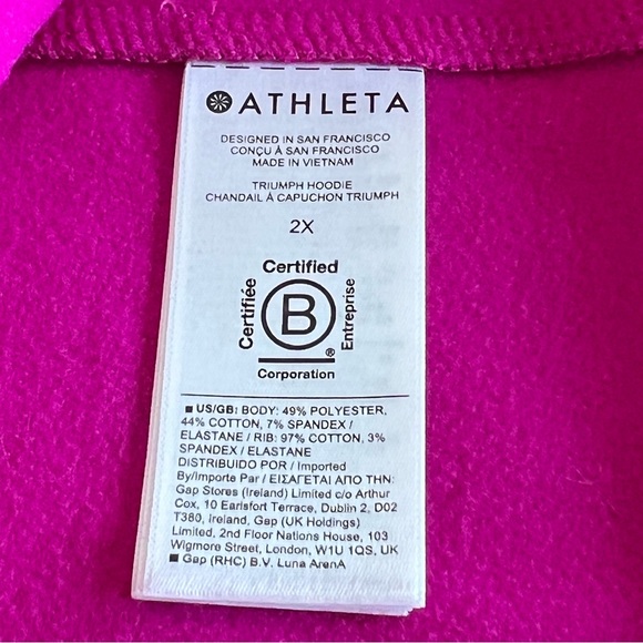 Athleta Triumph Hoodie size 2X - Picture 7 of 9